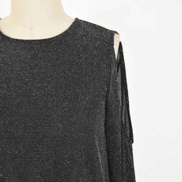 Show me Your Mumu Sparkly Cold-Shoulder Tunic - Picture 5 of 9